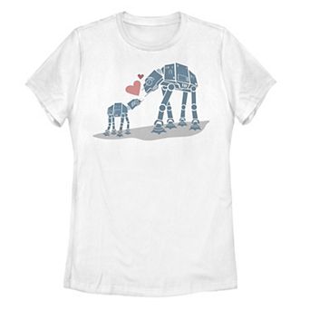 Junior's Star Wars AT-AT Mother & Son Portrait Tee