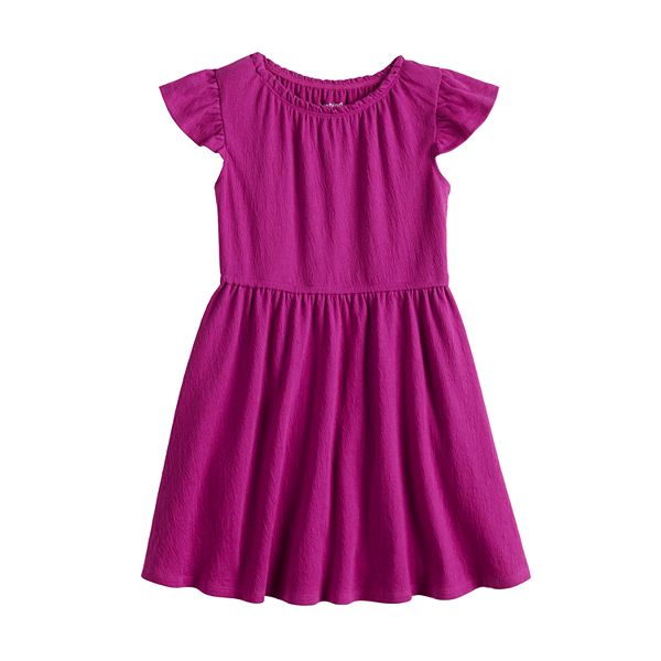 Girls 4-12 Jumping Beans® Flutter-Sleeve Dress