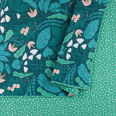 Makers Collective Elizabeth Olwen Jungle Floral Quilt Set