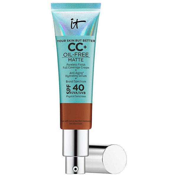 It cosmetics matte cc cream  It cosmetics cc cream, Shimmery