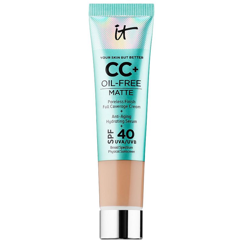 CC+ Cream Oil-Free Matte with SPF 40, Size: 1.08 FL Oz, Beig/Green
