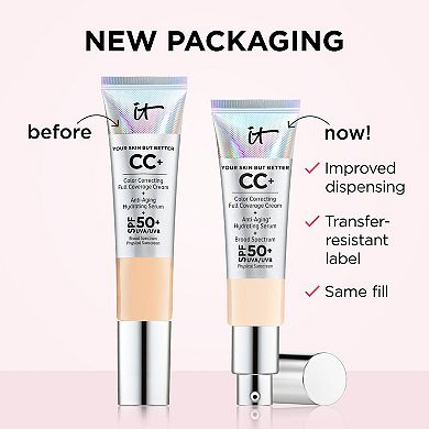 CC+ Cream Full Coverage Color Correcting Foundation with SPF 50+