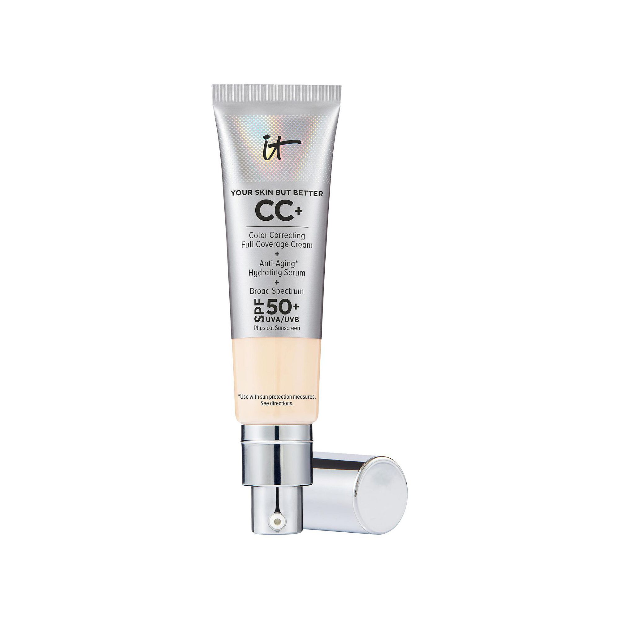 IT Cosmetics Mini CC+ Cream Full Coverage Color Correcting Foundation with 
