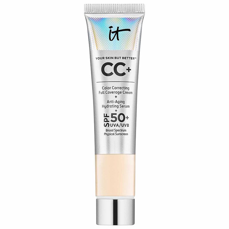 CC+ Cream Full Coverage Foundation with SPF 50+, Size: 1.08 FL Oz, Beig/Gre