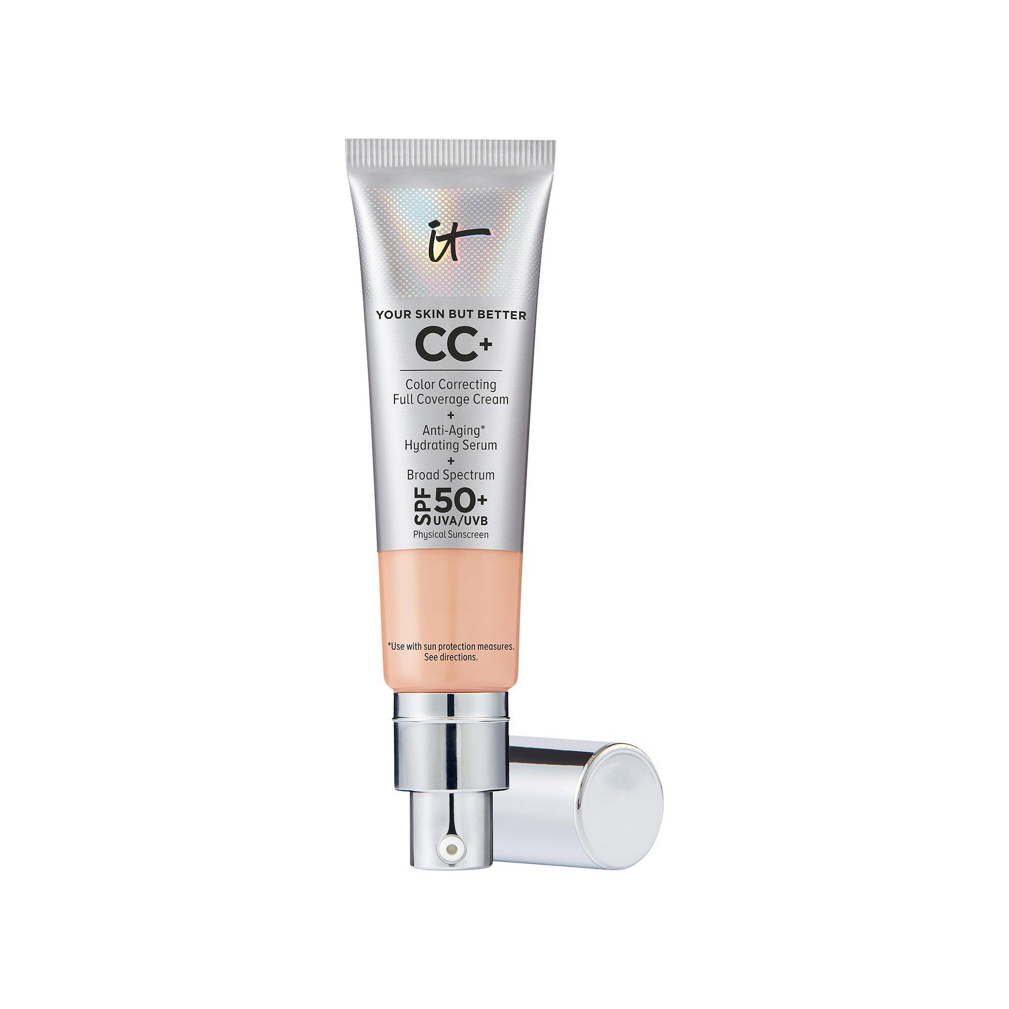 IT Cosmetics Mini CC+ Cream Full Coverage Color Correcting Foundation with 