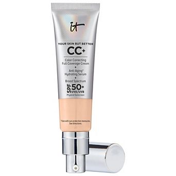 IT Cosmetics CC+ Cream Full Coverage Color Correcting Foundation with SPF 50+