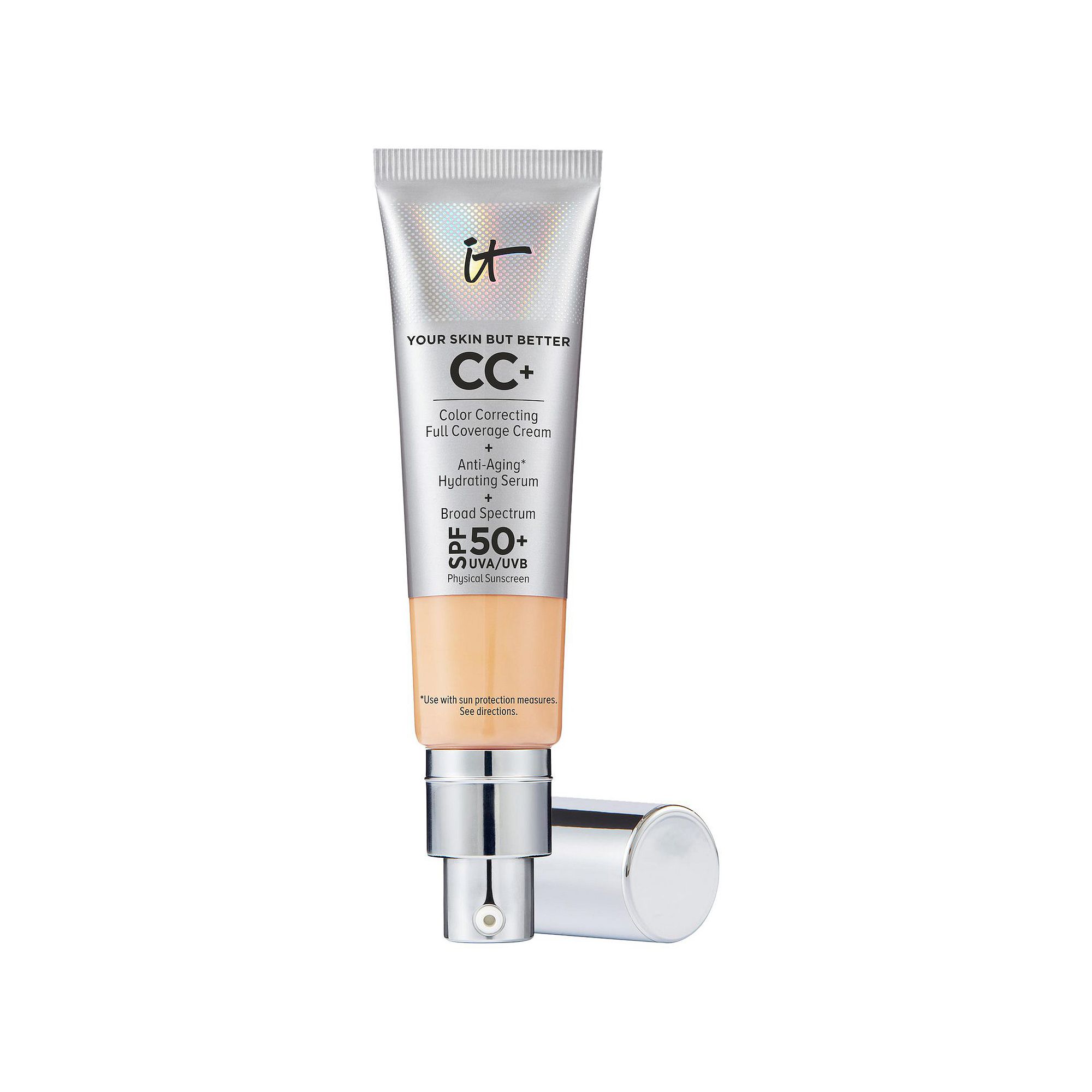 IT Cosmetics Mini CC+ Cream Full Coverage Color Correcting Foundation with 