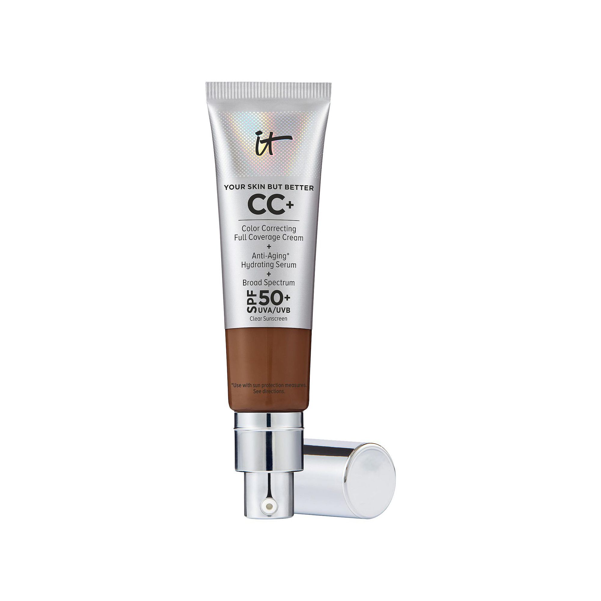 IT Cosmetics Mini CC+ Cream Full Coverage Color Correcting Foundation with 