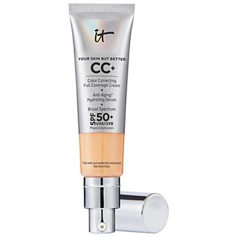IT Cosmetics CC+ Cream Full Coverage Color Correcting Foundation with SPF 50+