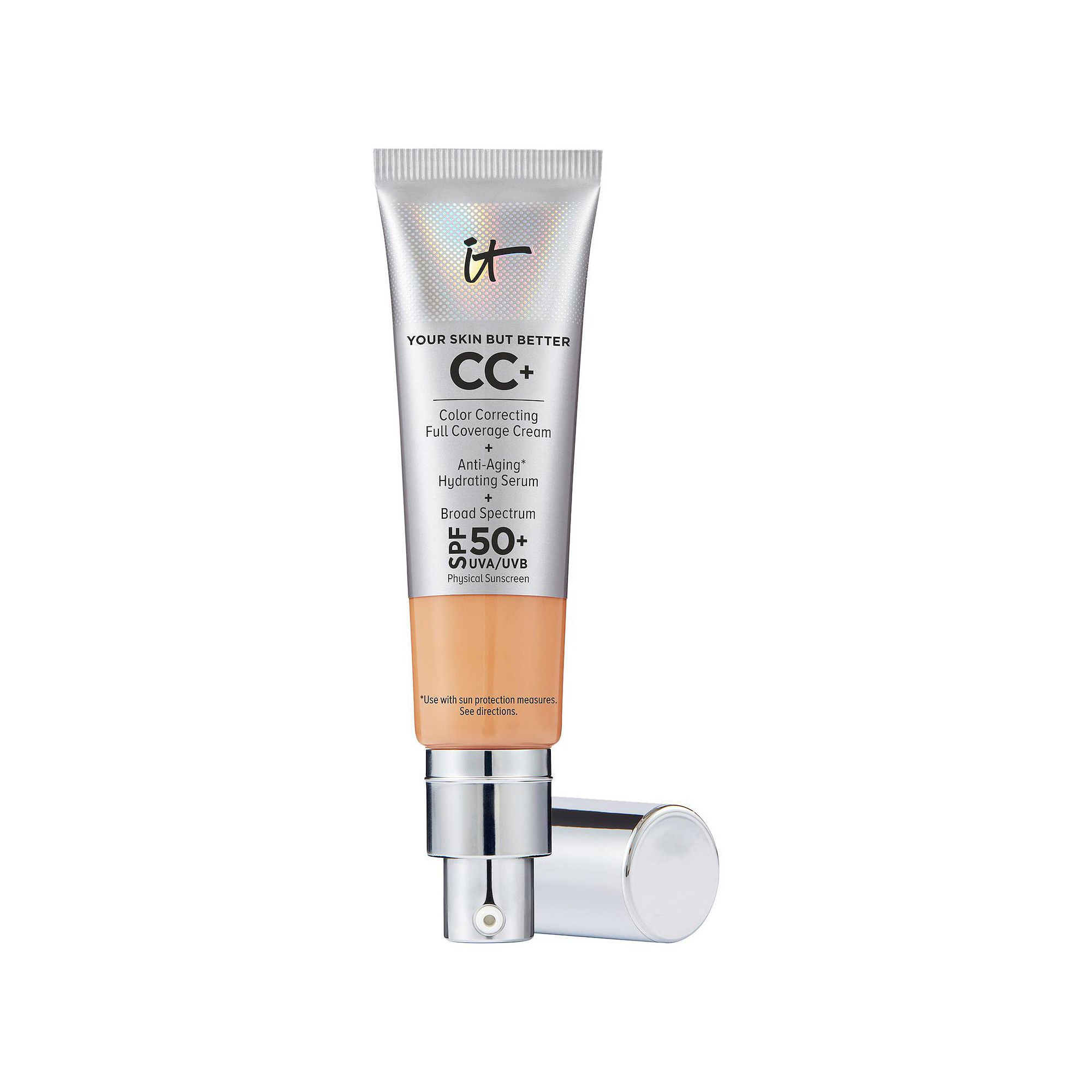 IT Cosmetics Mini CC+ Cream Full Coverage Color Correcting Foundation with 