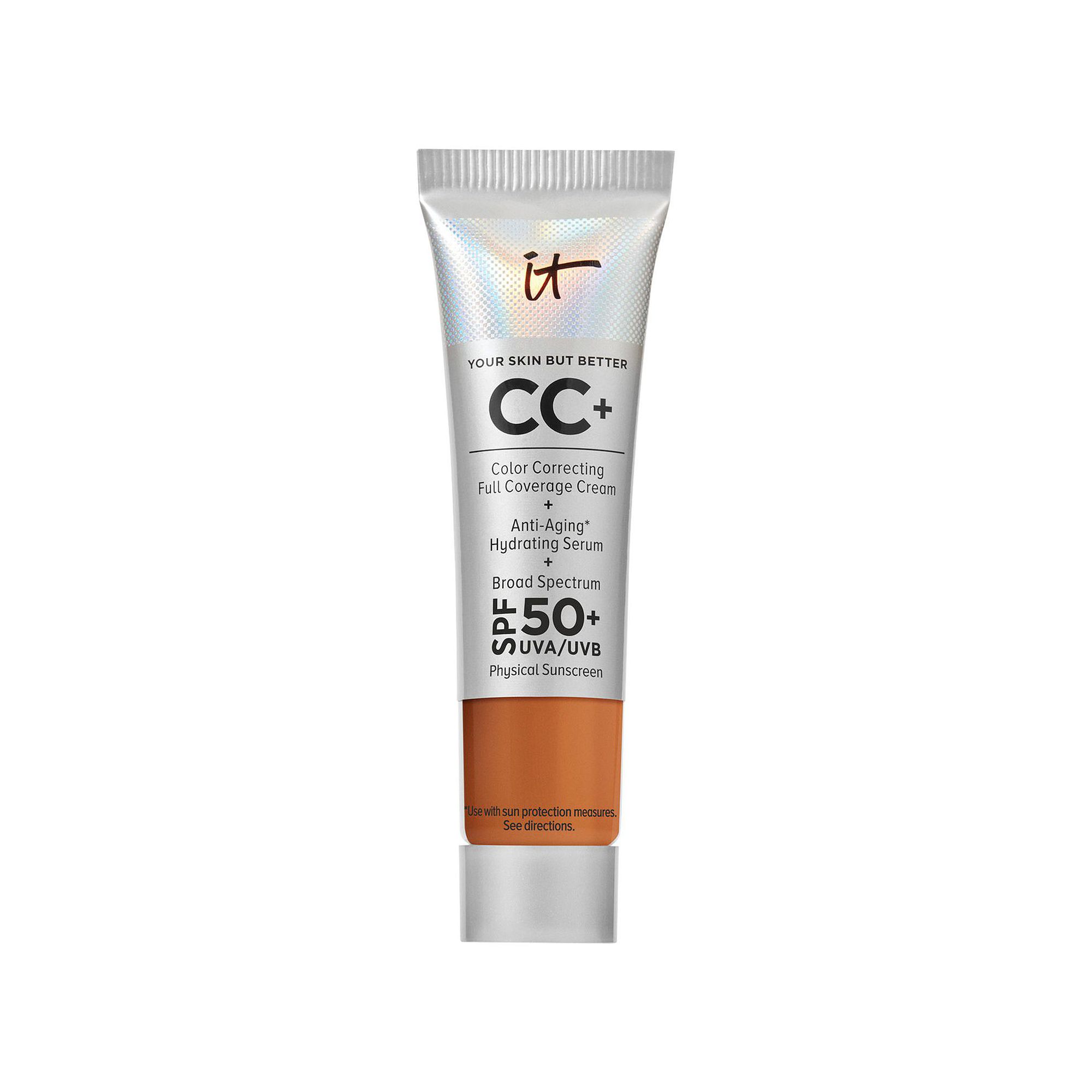 IT Cosmetics Mini CC+ Cream Full Coverage Color Correcting Foundation with 