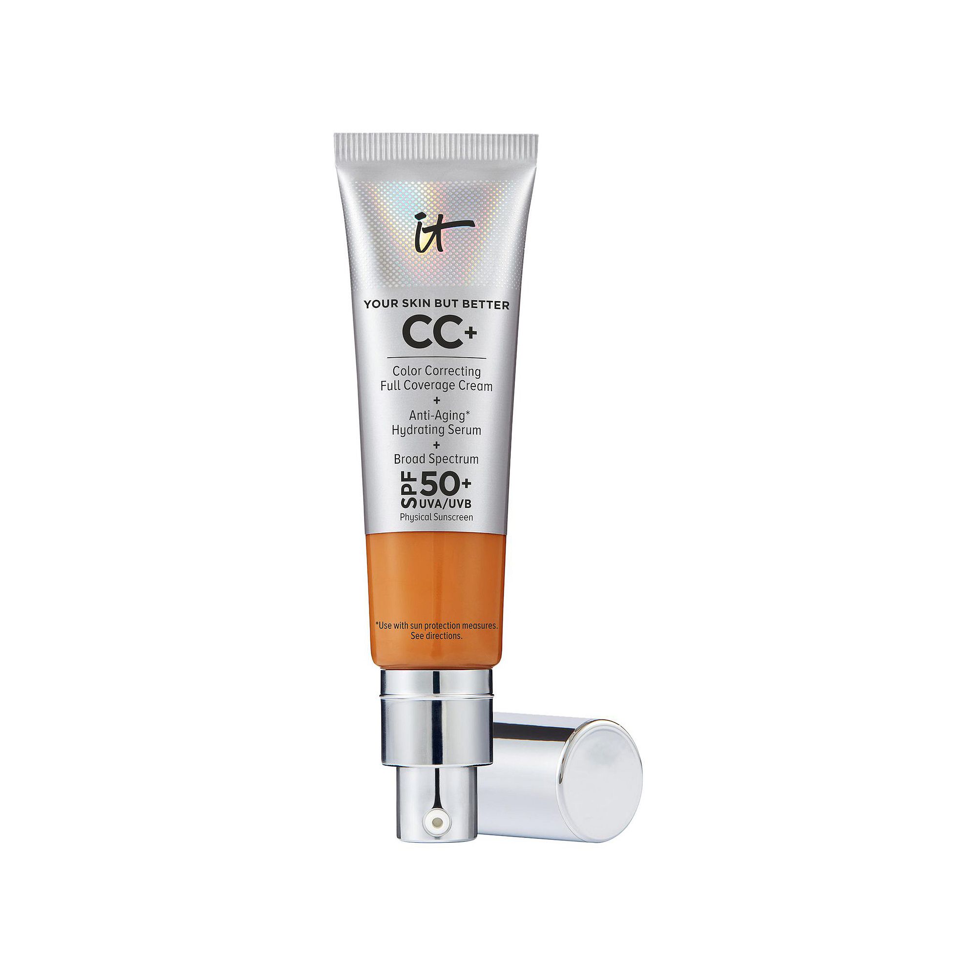 IT Cosmetics Mini CC+ Cream Full Coverage Color Correcting Foundation with 