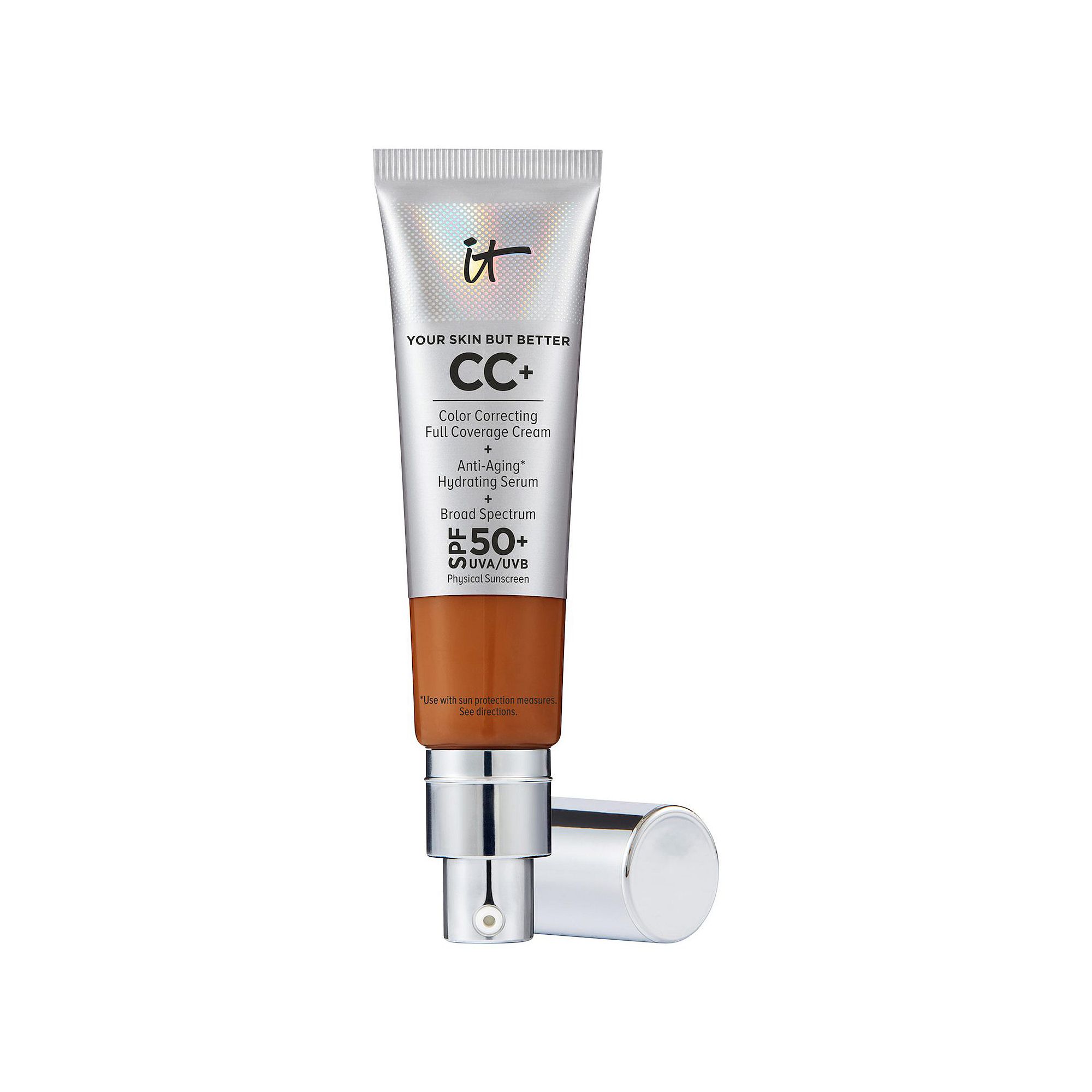 IT Cosmetics Mini CC+ Cream Full Coverage Color Correcting Foundation with 
