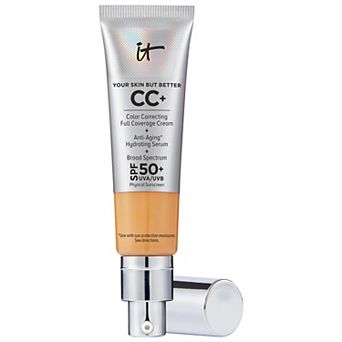 IT Cosmetics CC+ Cream Full Coverage Color Correcting Foundation with SPF 50+