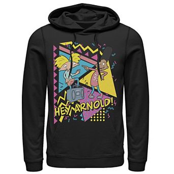 Men's Nickelodeon Hey Arnold Gerald Best Friends Boombox Hoodie