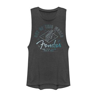 Juniors' Fender "Out Of This World" Muscle Tank Top