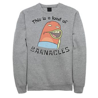 Men's SpongeBob This Is A Load Of Barnacles Quote Sweatshirt