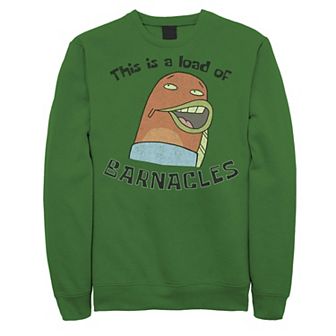 Men's SpongeBob This Is A Load Of Barnacles Quote Sweatshirt