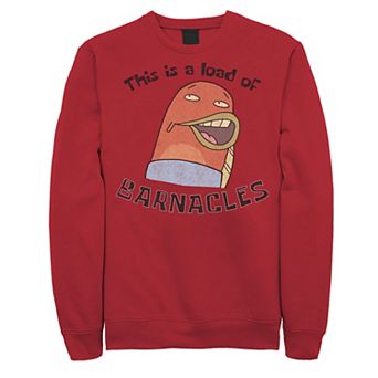 Men's SpongeBob This Is A Load Of Barnacles Quote Sweatshirt