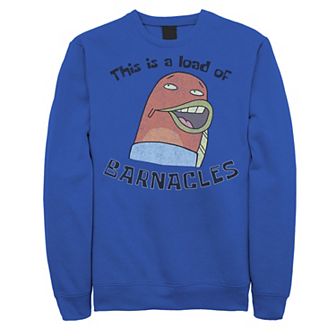 Men's SpongeBob This Is A Load Of Barnacles Quote Sweatshirt