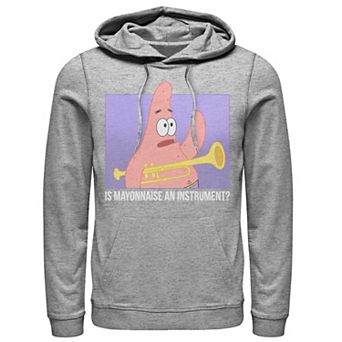 Men's Spongebob Patrick Is Mayonnaise An Instrument Hoodie
