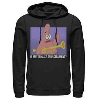 Men's Spongebob Patrick Is Mayonnaise An Instrument Hoodie