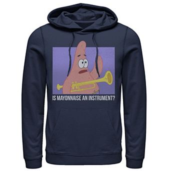 Men's Spongebob Patrick Is Mayonnaise An Instrument Hoodie