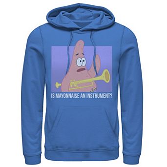 Men's Spongebob Patrick Is Mayonnaise An Instrument Hoodie