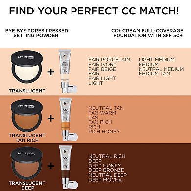 Bye Bye Pores Translucent Pressed Setting Powder