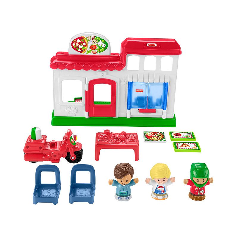 Little People Fisher-Price We Deliver Pizza Place Dollhouse and Accessories