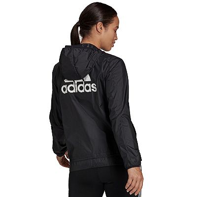 Adidas women's linear windbreaker best sale