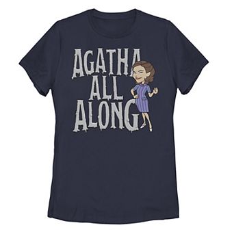 Juniors' Marvel WandaVision Agatha All Along Graphic Tee