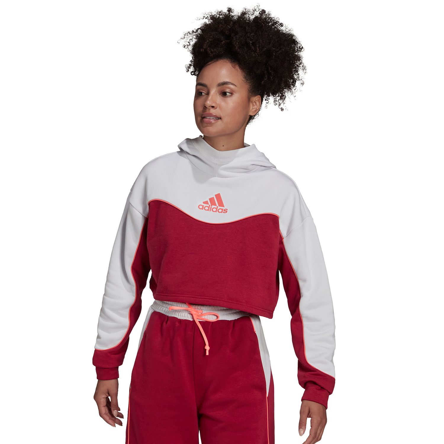 womens red adidas jumper