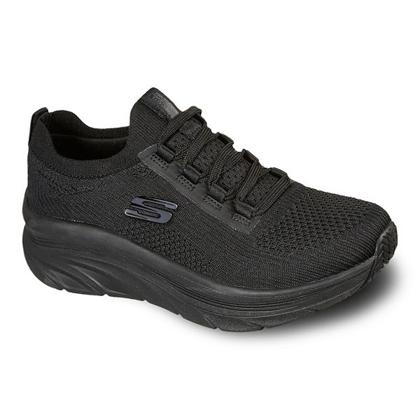 Sketchers black store womens shoes