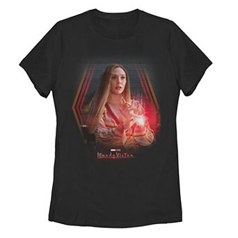 Juniors' Marvel WandaVision Wandas Powers Poster Graphic Tee