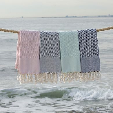 Linum Home Textiles Turkish Cotton Fun In Paradise Pestemal Beach Towel