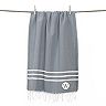 Linum Home Textiles Turkish Cotton Personalized Alara Pestemal Beach And Hand Towel Set