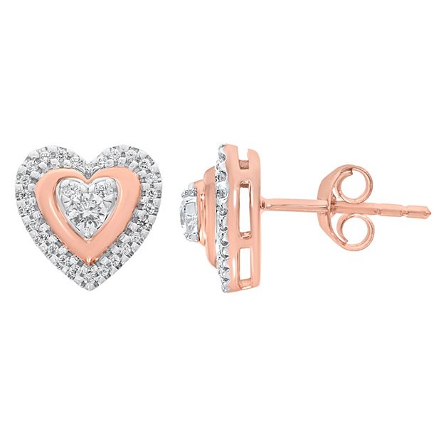 Kohls hot sale heart earrings