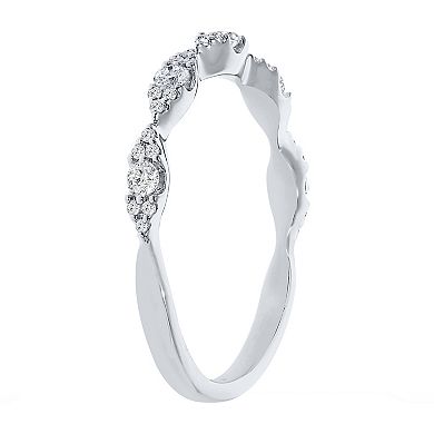10k Gold 1/3 Carat T.W. Diamond Marquise Ring