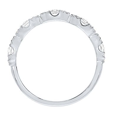 10k Gold 1/3 Carat T.W. Diamond Marquise Ring