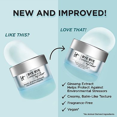 Bye Bye Under Eye Brightening Eye Cream for Dark Circles