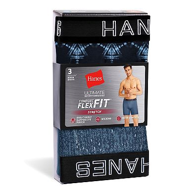 Men's Hanes Ultimate® ComfortFlex Fit 3-pack Boxer Briefs
