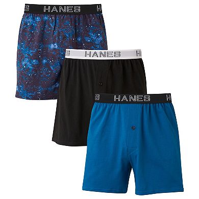 Men's Hanes Ultimate® ComfortFlex Fit 3-Pack Knit Boxers