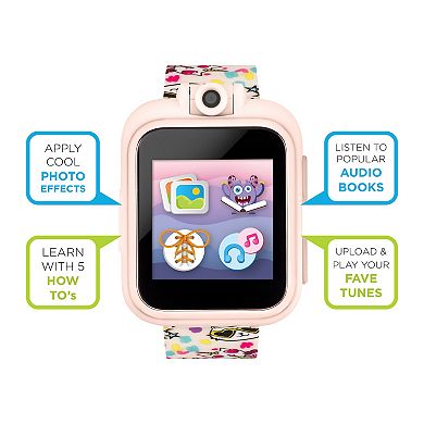 iTouch Playzoom 2 Kids' Blush Meow Cat Pattern Smart Watch