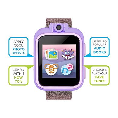 iTouch Playzoom 2 Kids' Purple & Pink Glitter Smart Watch