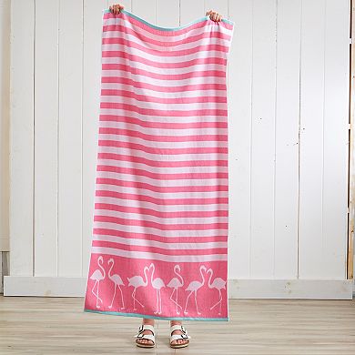 Madelinen® Cotton Velour Printed Beach Towels