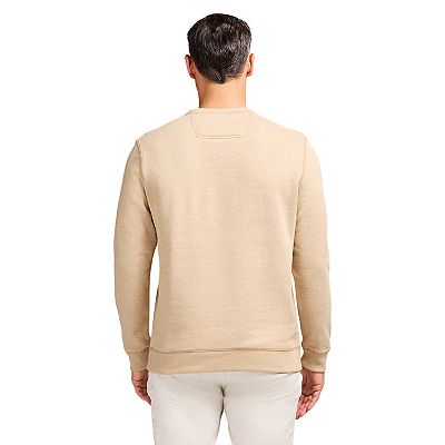 IZOD En's Advantage Perforance Crewneck Fleece Pullover Sweatshirt At