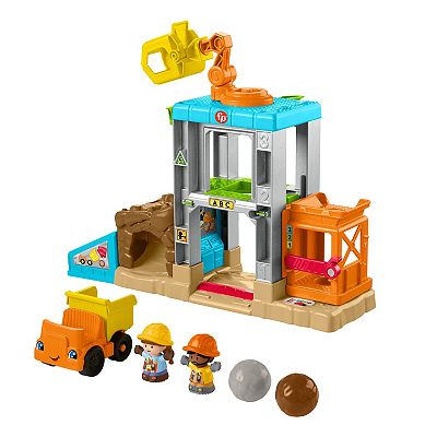 Little People Fisher Price Load Up n Learn Construction Site and Accessories Set