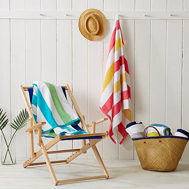 Great Bay Home 4-pack Reversible Beach Towel Set