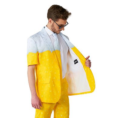 Men's Suitmeister Premium Beer Party Modern-Fit Novelty Summer Suit & Tie Set
